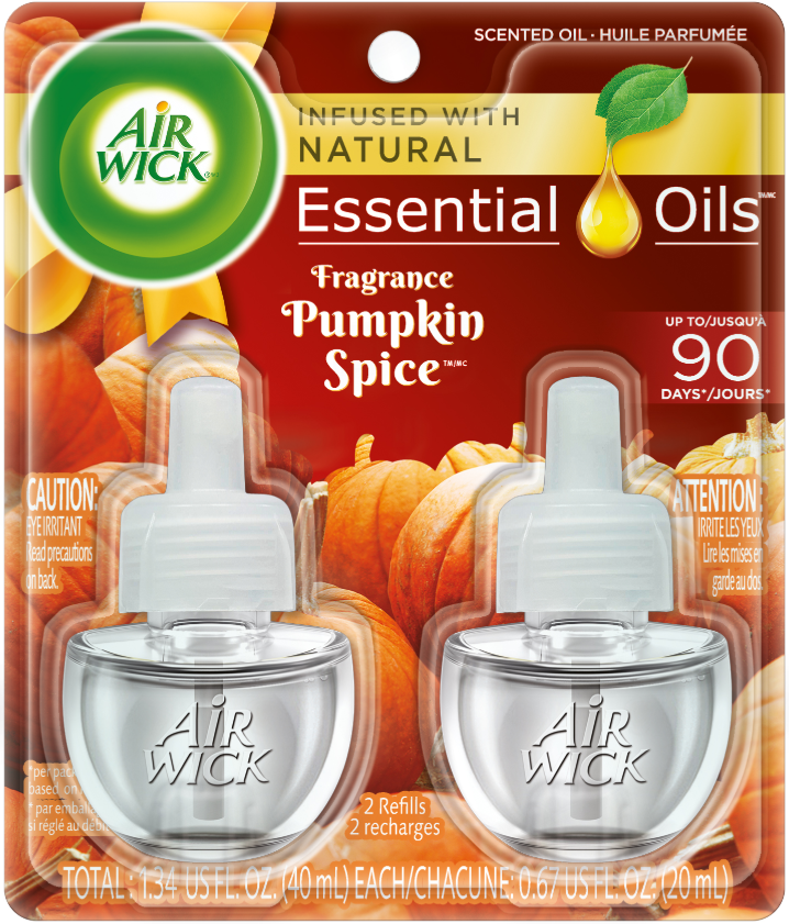 AIR WICK Scented Oil  Pumpkin Spice Discontinued